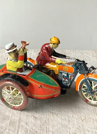 Reproduction moto side car métal peint, marque: Teuf Teuf, état: Très bon état, taille: Taille unique, 22,00 €, 23,80 € Protection acheteurs incluse