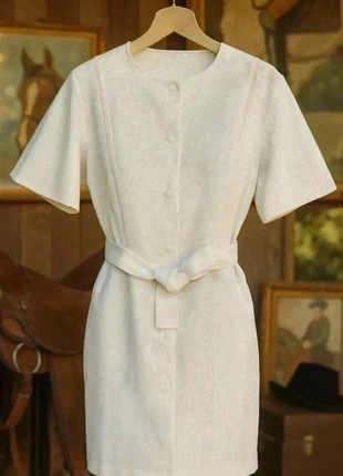 Robe vintage - Monique Mathieu - blanche et robe - taille 38 - fabriqué en france, marque: Vintage Dressing, état: Très bon état, taille: M / 38 / 10, 20,00 €, 21,70 € Protection acheteurs incluse