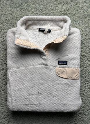 Veste Polaire Half 1/4 zip Synchilla Patagonia femme Crème taille S, brand: Patagonia, condition: Very good, size: S / 36 / 8, €45.00, €47.95 includes Buyer Protection Pro