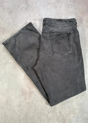 Pantalon En Velours Côtelé / Corduroy eddie bauer gris ardoise, coupe droite, taille 12, marca: Vintage Dressing, estado: Muito bom, tamanho: XL / 42 / 14, €9.00, €10.15 inclui Proteção do Comprador Pro