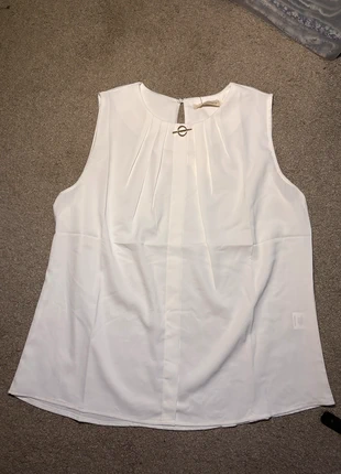 Blouse blanche élégant - Lulumary - Taille L, marque: LULUMARY, état: Neuf avec étiquette, taille: L / 40 / 12, 10,00 €, 11,20 € Protection acheteurs incluse