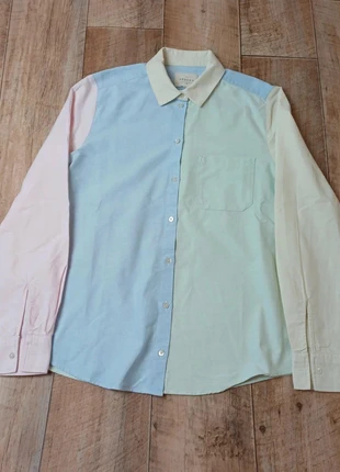 Chemise Sézane – Colorblock Pastel – manches longues - Taille 36, marque: Sézane, état: Très bon état, taille: S / 36 / 8, 67,00 €, 71,05 € Protection acheteurs incluse