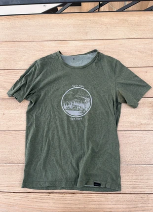T-shirt Quechua vert manches courtes, marque: Quechua, état: Bon état, taille: M, 3,00 €, 3,85 € Protection acheteurs incluse