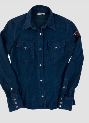 Camicia D&G blu velluto logo spalla – Taglia XS ru, brand: D&G, condizioni: Buone, taglia: XS / IT 38 / EU 34, €30.87, €33.11 include la Protezione acquisti Pro