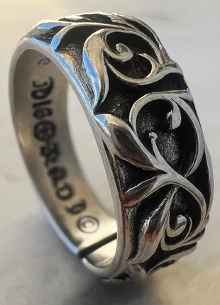 Bague gothique florale argentée style baroque médiéval, ajustable, unisexe, marque: sans marque, état: Très bon état, taille: Ajustable, 5,99 €, 6,99 € Protection acheteurs incluse