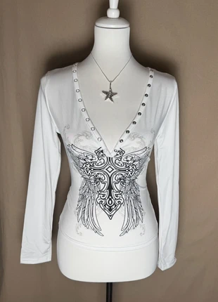 Top type coquette & romantique aesthetic - Style vintage Y2K, marque: COQUETTE, état: Très bon état, taille: M / 38 / 10, 17,00 €, 18,55 € Protection acheteurs (Pro) incluse