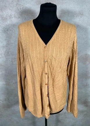 Cardigan Maille Torsadée Cable Knit Vintage Sag Harbor beige texture simple taille L, marca: Vintage Dressing, estado: Muy bueno, tamaño: L / 40 / 12, 14,00 €, 15,40 € Protección al comprador Pro incluida
