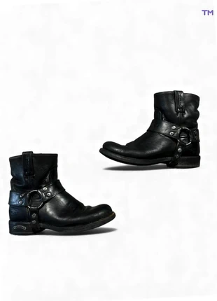 Bottes biker Sendra en cuir noir – modèle Harley – boucle métallique – pointure 39, marque: Sendra, état: Très bon état, taille: 39, 88,00 €, 93,10 € Protection acheteurs incluse