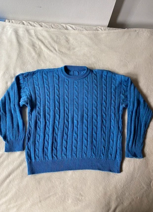 Maglione vintage blu 😍, brand: Vintage, condizioni: Nuovo senza cartellino, taglia: L / IT 44 / EU 40, €16.00, €17.50 include la Protezione acquisti