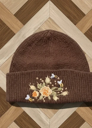 Bonnet Logo Brodé Marron Unisexe Vintage Casual Chic Élégant Hiver Froid Montagne - Taille Unique, marque: Vintage Dressing, état: Très bon état, taille: Taille unique, 28,99 €, 31,14 € Protection acheteurs incluse