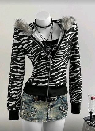 Sudadera Y2k Gothic Vintage Streetwear, marque: y2k, état: Neuf sans étiquette, taille: M / 38 / 10, 35,00 €, 37,45 € Protection acheteurs incluse