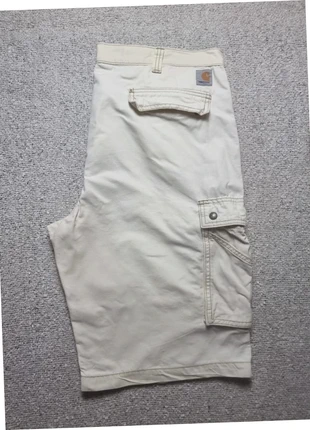 C1. Short Carhartt Carpenter Single knee relaxed fit - Crème - W40 / FR50, brand: Carhartt, condition: Very good, size: W40, €33.30, €35.67 includes Buyer Protection Pro