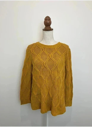 Pull sweat col rond en maille manche 3/4 old navy jaune pour femme taille L #CS2, marke: Old Navy, zustand: Sehr gut, größe: L / 40 / 12, 12,00 €, 13,30 € inklusive Vinted-Käuferschutz