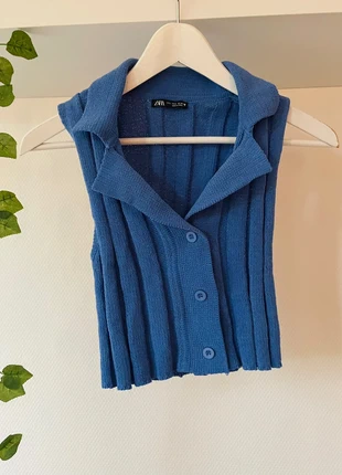 ZARA ribbed knit sleeveless top – Size S, brand: Zara, condizioni: Buone, taglia: S / IT 40 / EU 36, €3.00, €3.85 include la Protezione acquisti