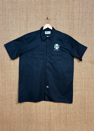 Chemise Dickies noire Hooters Long Beach brodée workwear restaurant USA 2000s 2XL homme #0763, marque: Dickies, état: Très bon état, taille: XXL, 36,00 €, 38,50 € Protection acheteurs (Pro) incluse