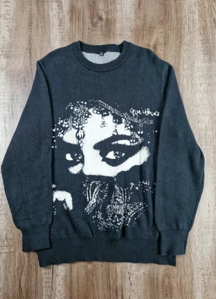 Pull graphique noir visage Y2K taille L, brand: Vintage Dressing, condition: Good, size: L / 40 / 12, €5.00, €5.95 includes Buyer Protection Pro
