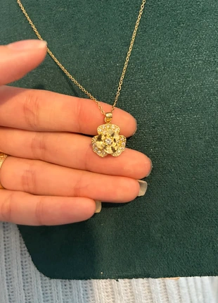 Gold plated flower Stylish rotating Neclace, brand: Oliver Bonas, condition: Very good, £12.80, £14.14 includes Buyer Protection