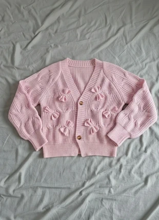 Cardigan Rose Noeuds Tricot Vintage Cottagecore Kawaii, marque: nova club, état: Très bon état, taille: M / 38 / 10, 46,99 €, 50,04 € Protection acheteurs incluse