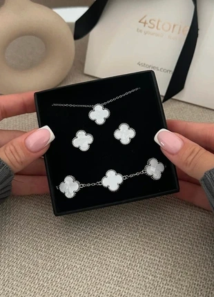 Set di gioielli quadrifoglio, marke: Quadri foglio, zustand: Neu, mit Etikett, 35,00 €, 37,45 € beinhaltet Vinted-Käuferschutz Pro