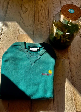 Pull Carhartt WIP American script sweat vert foncé taille XS, marque: Carhartt, état: Neuf sans étiquette, taille: XS, 32,00 €, 34,30 € Protection acheteurs incluse