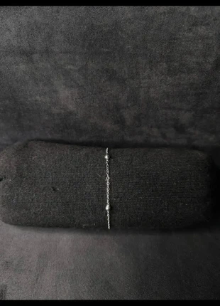 Bracelet chaîne argentée à petites perles – Mixte, brand: côté bohème, condition: New without tags, €3.00, €3.85 includes Buyer Protection