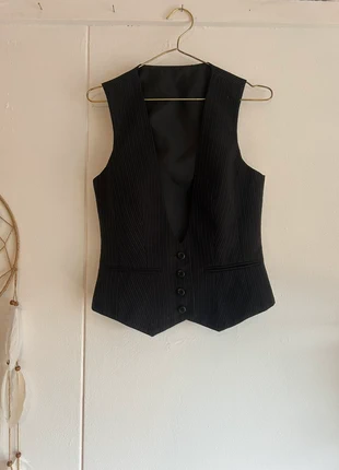 Schwarze Korsett Weste| gilet corset noir| corset vest, état: Bon état, taille: S / 36 / 8, 3,00 €, 3,85 € Protection acheteurs incluse