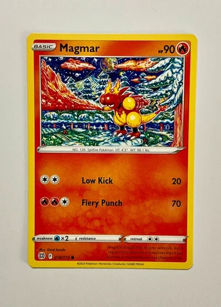Magmar - BRS 19/172 - Brilliant Stars - eng - Kanda, brand: Pokémon, condizioni: Ottime, €1.85, €2.64 include la Protezione acquisti