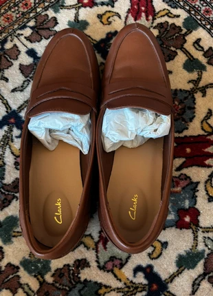 Clarks Mocassini Hamble Loafer tan in pelle marroni – n.42 EU, con scatola, ottime condizioni, marque: Clarks, état: Très bon état, taille: 42, 45,00 €, 47,95 € Protection acheteurs incluse