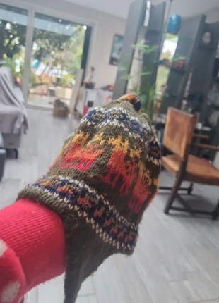 Bonnet péruvienne artisanal 6ans, marca: Fabrication Artisanale, estado: Muito bom, tamanho: 5 anos / 110 cm, €5.00, €5.95 inclui Proteção do Comprador