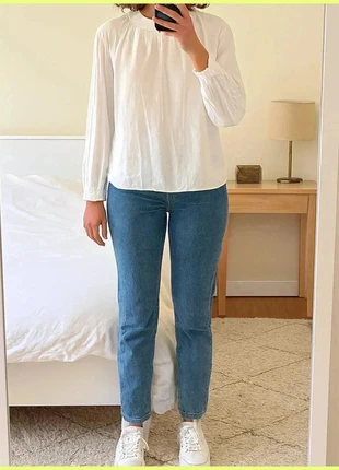 tee shirt blanc manches longues, estado: Muito bom, tamanho: XS / 34 / 6, €3.00, €3.85 inclui Proteção do Comprador