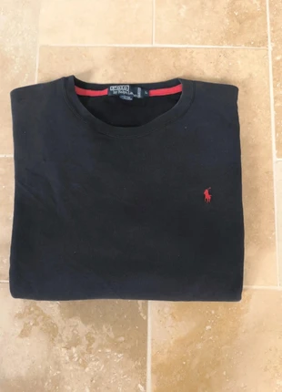 Pull col rond Polo Ralph Lauren L oversize noir logo rouge excellent état, marque: Ralph Lauren, état: Très bon état, taille: L, 35,99 €, 38,49 € Protection acheteurs (Pro) incluse