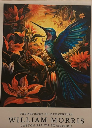 Affiche abstraite sur toile, marca: William Morris, estado: Muito bom, €8.50, €9.63 inclui Proteção do Comprador