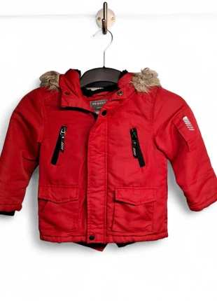 Primark Boys Red Winter Coat – Fleece Lined Hood – Age 3-4 Years, brand: Primark, condition: Very good, size: 3 years / 98-103 cm, £3.00, £3.54 includes Buyer Protection