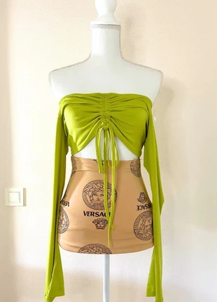 Black Fashion - Chemisier Rehaussé - Vert - Taille M, marque: Black Fashion, état: Neuf avec étiquette, taille: M / 38 / 10, 9,00 €, 10,15 € Protection acheteurs (Pro) incluse