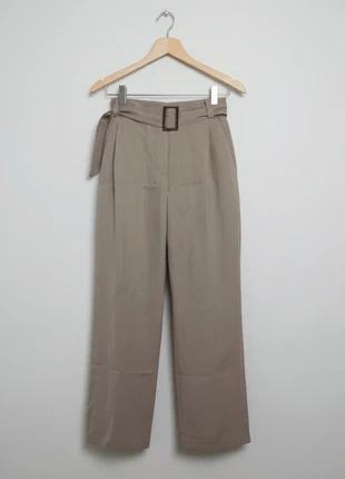 Massimo Dutti - Brand New Premium & Unique, Stylish Beige Belted Trousers - 🌟 XXL 🌟👠, merk: Massimo Dutti, staat: Nieuw met prijskaartje, maat: XXL / 44 / 16, € 49,99, € 53,19 inclusief Kopersbescherming Pro