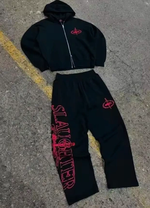 Ensemble Corteiz noir logo rouge – taille M, brand: Corteiz, condition: Very good, size: M, €80.00, €84.70 includes Buyer Protection