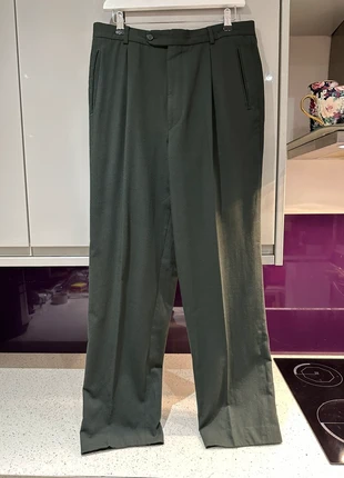 Pure New Wool Men’s Trousers w34 l31 – Classic Tailored Fit | Smart Wool dark grey/ black, brand: pure new wool, condition: Very good, size: W34, £8.50, £9.63 includes Buyer Protection