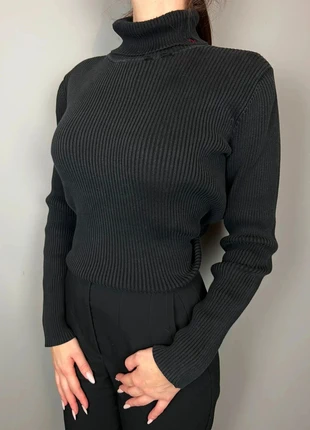 pull col roulé Ralph Lauren noir logo RL brodé - M femme - coton LTH 248, marque: Ralph Lauren, état: Bon état, taille: M / 38 / 10, 9,00 €, 10,15 € Protection acheteurs (Pro) incluse