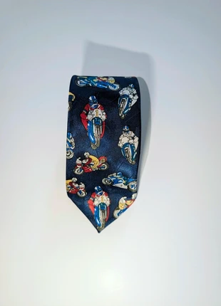 Cravatta Uomo Vintage Motivo Biker, brand: moto, condizioni: Ottime, €8.00, €9.10 include la Protezione acquisti