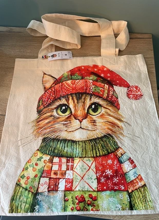 Tote bag chat, marque: Fait Main, état: Neuf avec étiquette, 5,00 €, 5,95 € Protection acheteurs incluse