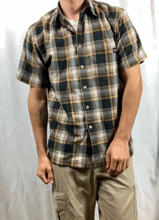 Chemise Dickies Jaune et grise à carreaux manches courtes taille M, marque: Dickies, état: Bon état, taille: M, 14,99 €, 16,44 € Protection acheteurs (Pro) incluse