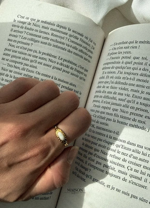 Bague Nouméa - ajustable acier inoxydable, merk: Maison Sofrine, staat: Heel goed, maat: Aanpasbaar, € 6,50, € 7,53 inclusief Kopersbescherming Pro