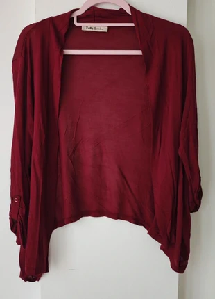 Cárdigan ligero burdeos Betty Barclay – chaqueta fina mujer elegante, brand: Betty Barclay, condizioni: Ottime, taglia: XXXL / IT 50 / EU 46, €8.00, €9.10 include la Protezione acquisti