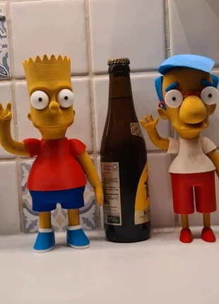 2 Figurines XL 20cm Bart & Milouz – The Simpsons Groening collector, marque: Rare, état: Neuf sans étiquette, 55,00 €, 58,45 € Protection acheteurs incluse