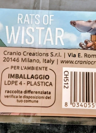 Rats of Wistar Promo, marke: Cranio Creations, zustand: Neu, mit Etikett, 3,00 €, 3,85 € inklusive Vinted-Käuferschutz