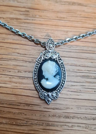 Lady Cameo Necklace, condition: Very good, £5.00, £5.95 includes Buyer Protection