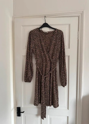 Oasis Leopard Print Dress with Waist Tie – Size S / UK 8, New Without Tags, brand: Oasis, condition: New without tags, size: S / UK 8-10, £9.00, £10.15 includes Buyer Protection