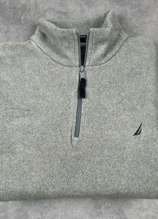 Polaire Homme Nautica Manches longues Col zippé Gris taille M, brand: Nautica, condizioni: Ottime, taglia: M, €17.00, €18.55 include la Protezione acquisti