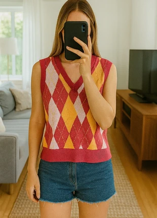 Pull col V rose orange Zara taille M très bon état, brand: Zara, condition: Very good, size: M / 38 / 10, €12.00, €13.30 includes Buyer Protection