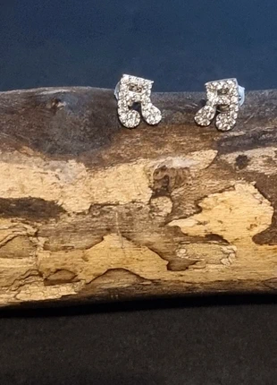 Silver Eiffel Tower Rhinestone Stud Earrings, brand: Silver, condition: New without tags, £8.00, £9.10 includes Buyer Protection